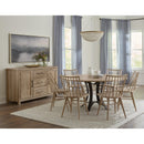  Artisan & Post Dovetail 755 60" Round Table and Base - Bleached White IMAGE 2