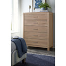  Vaughan-Bassett Tide & Timber 830-115 5 Drawer Chest - Clear Oak IMAGE 3