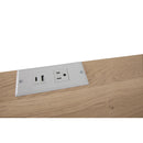  Vaughan-Bassett Tide & Timber 830-778 Laptop/Table Desk - Clear Oak IMAGE 3