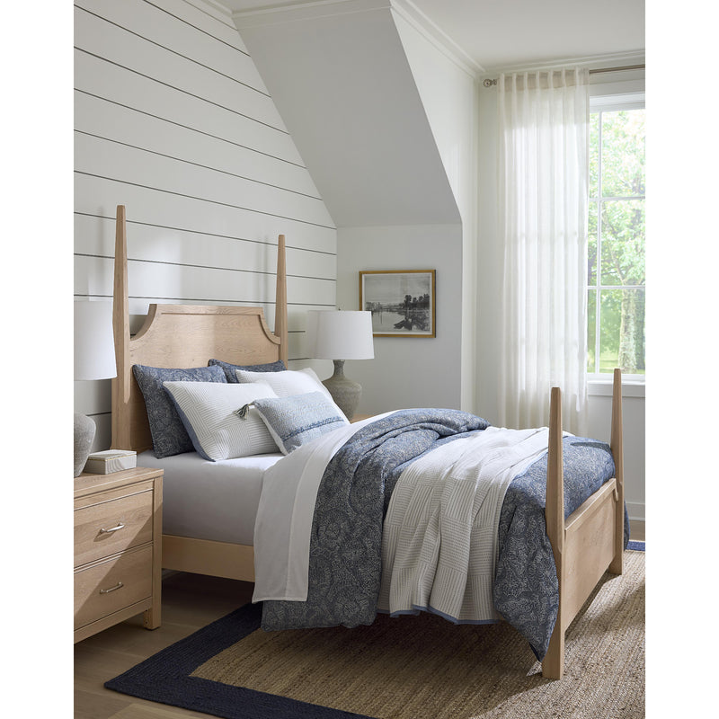 Vaughan-Bassett Tide & Timber 830 Queen Pencil Poster Bed - Clear Oak IMAGE 4