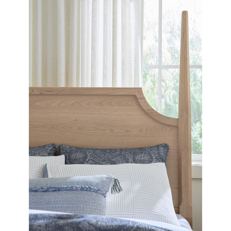  Vaughan-Bassett Tide & Timber 830 Queen Pencil Poster Bed - Clear Oak IMAGE 5