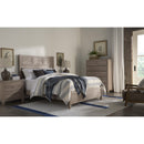  Vaughan-Bassett Tide & Timber 831 King Fretwork Bed - Grey Oak IMAGE 2