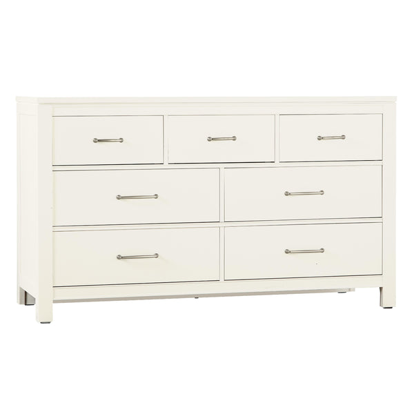  Vaughan-Bassett Tide & Timber 834-002 7 Drawer Dresser - White Maple IMAGE 1