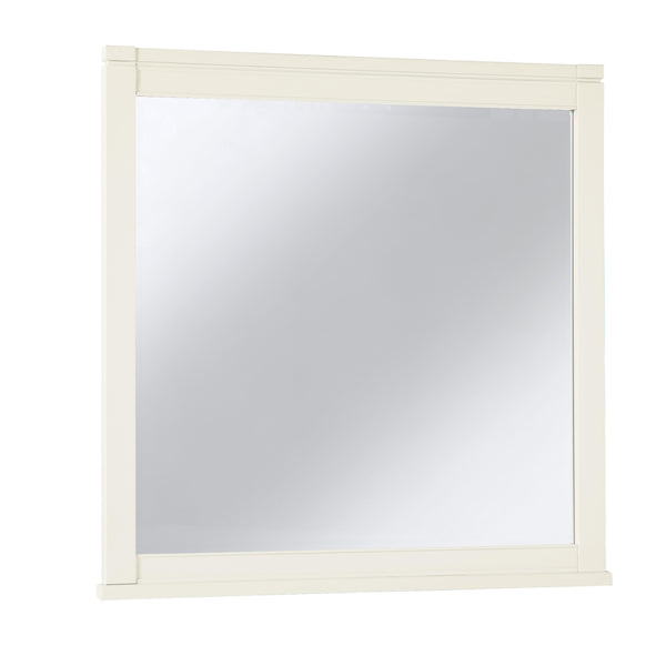  Vaughan-Bassett Tide & Timber 834-446 Landscape Mirror - White Maple IMAGE 1