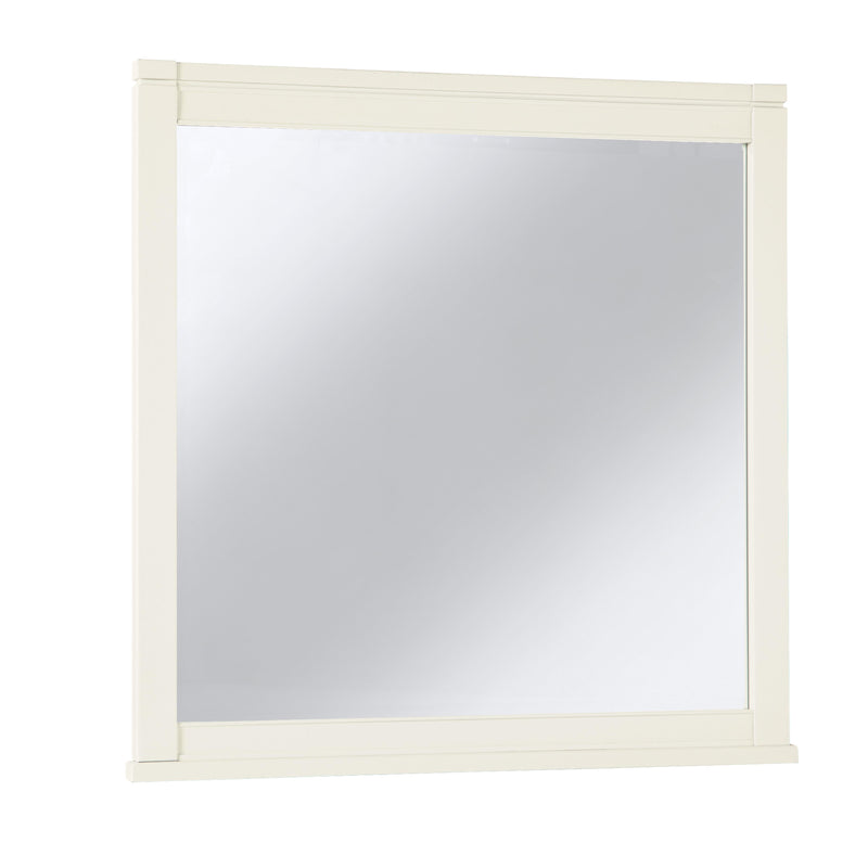  Vaughan-Bassett Tide & Timber 834-446 Landscape Mirror - White Maple IMAGE 1