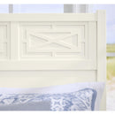  Vaughan-Bassett Tide & Timber 834 King Fretwork Bed - White Maple IMAGE 2