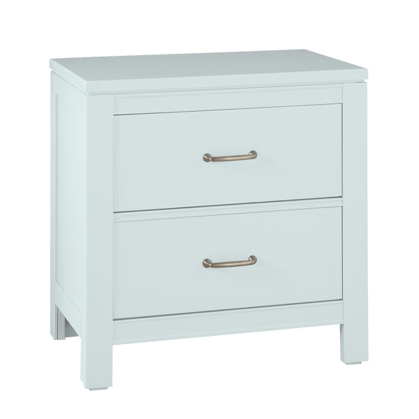  Vaughan-Bassett Tide & Timber 835-227 2 Drawer Nightstand - Blue Maple IMAGE 1