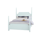  Vaughan-Bassett Tide & Timber 835 Queen Pencil Poster Bed - Blue Maple IMAGE 1
