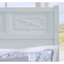  Vaughan-Bassett Tide & Timber 835 King Fretwork Bed - Blue Maple IMAGE 3