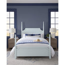  Vaughan-Bassett Tide & Timber 835 King Pencil Poster Bed - Blue Maple IMAGE 4