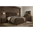  Vaughan-Bassett Lodge & Loft 840 Queen Radius Poster Bed - Dark Oak IMAGE 6