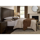  Vaughan-Bassett Lodge & Loft 840 Queen Radius Poster Bed - Dark Oak IMAGE 7