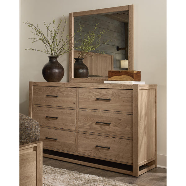  Vaughan-Bassett Lodge & Loft 842-002 6 Drawer Dresser - Blond Oak IMAGE 1