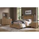  Vaughan-Bassett Lodge & Loft 842-446 Landscape Mirror - Blond Oak IMAGE 2