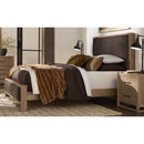  Vaughan-Bassett Lodge & Loft 842 Queen Sedona Brown Upholstered Bed - Blond Oak IMAGE 5