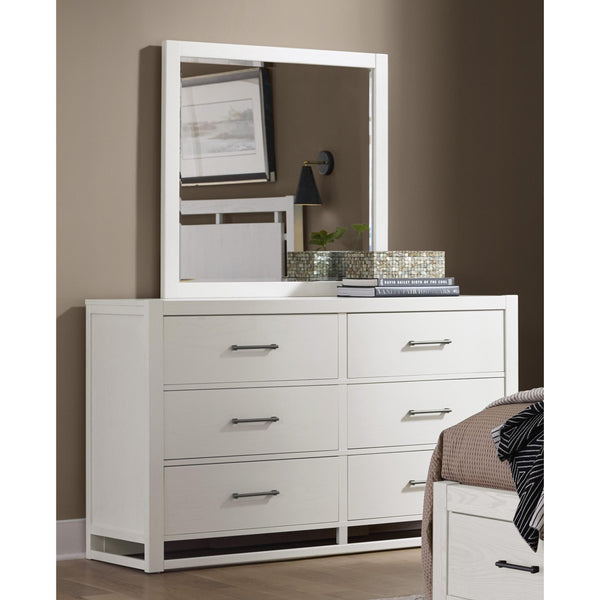  Vaughan-Bassett Lodge & Loft 844-002 6 Drawer Dresser - Soft White IMAGE 1