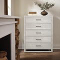  Vaughan-Bassett Lodge & Loft 844-115 5 Drawer Chest - Soft White IMAGE 1