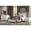  Vaughan-Bassett Lodge & Loft 844 King Floating Panel Bed - Soft White IMAGE 4