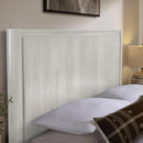  Vaughan-Bassett Lodge & Loft 844 King Radius Poster Bed with Footboard Storage - Soft White IMAGE 4