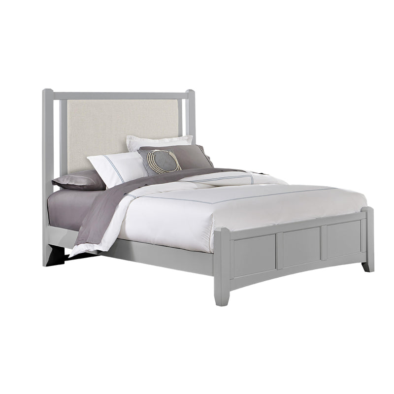 Vaughan-Bassett Bonanza BB26 Queen Linen Upholstered Bed - Grey IMAGE 1