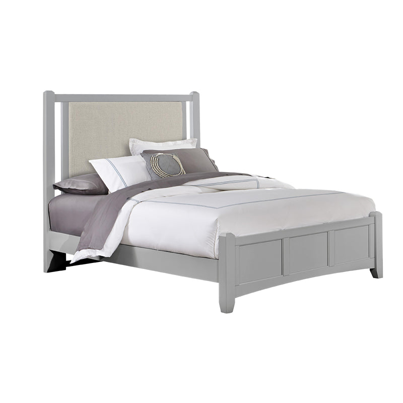  Vaughan-Bassett Bonanza BB26 Queen Grey Upholstered Bed - Grey IMAGE 1
