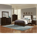  Vaughan-Bassett Bonanza BB27 King Linen Upholstered Bed - Merlot IMAGE 3