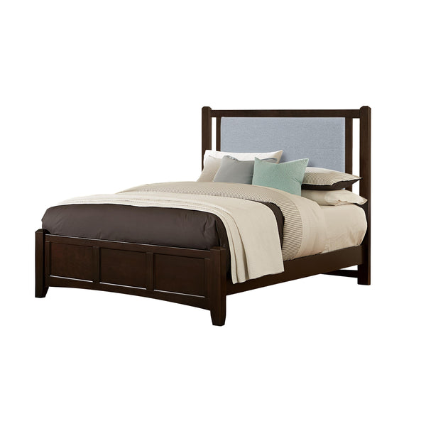  Vaughan-Bassett Bonanza BB27 King Blue Upholstered Bed - Merlot IMAGE 1