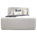 Parker Living Sleep Shiloh Queen Upholstered Panel Bed BSHI#8000HB-WHMC/BSHI#8010FB-WHMC//BSHI#8015R-WHMC