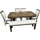  Crown Mark Broadmoor Dining Table 2155T-42102-LEG/2155T-42102-TOP IMAGE 1