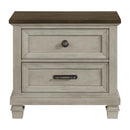  Elements International Farmington B-9890-7-NS 2-Drawer Nightstand IMAGE 2