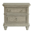  Elements International Whit-Ash B-11360-3-NS 2-Drawer Nightstand IMAGE 2
