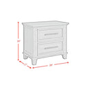  Elements International Canterbury B-13030-7-NS 2-Drawer Nightstand IMAGE 10