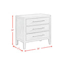  Elements International Versailles Contemporary B-3690-3-NS 3-Drawer Nightstand IMAGE 9