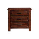  Elements International Sullivan SV600NS 3-Drawer Nightstand IMAGE 2