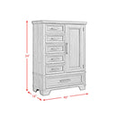  Elements International Colorado City B-13010-8-CH2 6-Drawer Door Chest IMAGE 9