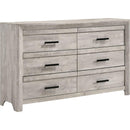  Elements International Eleanor EL700DRZS 6-Drawer Dresser IMAGE 1