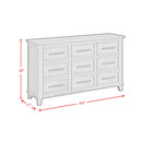  Elements International Canterbury B-13030-3-DR 9-Drawer Dresser IMAGE 9
