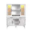  Elements International Rogen Rustic D-12850-7-BFHT Buffet & Hutch IMAGE 2