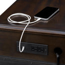  Elements International Wagner T-15740-5-CST Chairside Table IMAGE 5