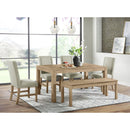  Elements International Eleanor D-6460-5-BN Dining Bench IMAGE 3