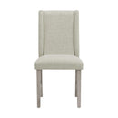  Elements International Eleanor D-6460-3-SC Dining Side Chair IMAGE 2