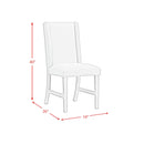  Elements International Eleanor D-6460-5-SC Dining Side Chair IMAGE 8