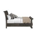  Elements International Park Ridge B-13130-8-FSLB Full Sleigh Storage Bed IMAGE 3