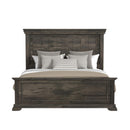  Elements International Park Ridge B-13130-8-KB King Panel Bed IMAGE 2