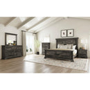  Elements International Park Ridge B-13130-8-KB King Panel Bed IMAGE 3