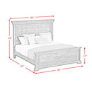  Elements International Park Ridge B-13130-8-KB King Panel Bed IMAGE 7