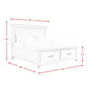  Elements International Slater SR350KB King Platform Storage Bed IMAGE 11