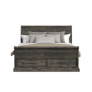  Elements International Park Ridge B-13130-8-KSLB King Sleigh Storage Bed IMAGE 2