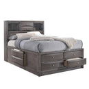  Elements International Emily EG170KB King Storage Bed IMAGE 1