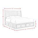  Elements International Sullivan SV300KB King Storage Bed IMAGE 11